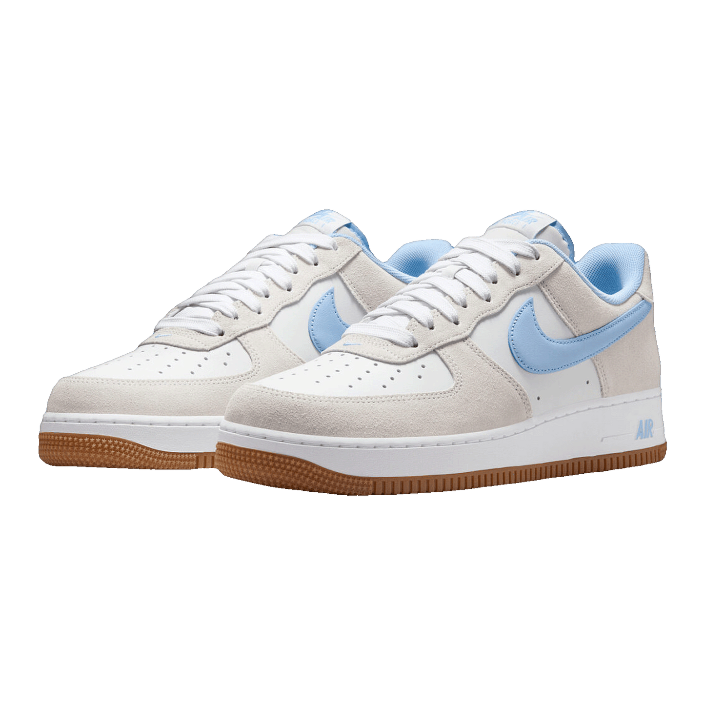 Nike Air Force 1 Low '07 LV8 Photon Dust White Gum Medium Brown Psychic Blue