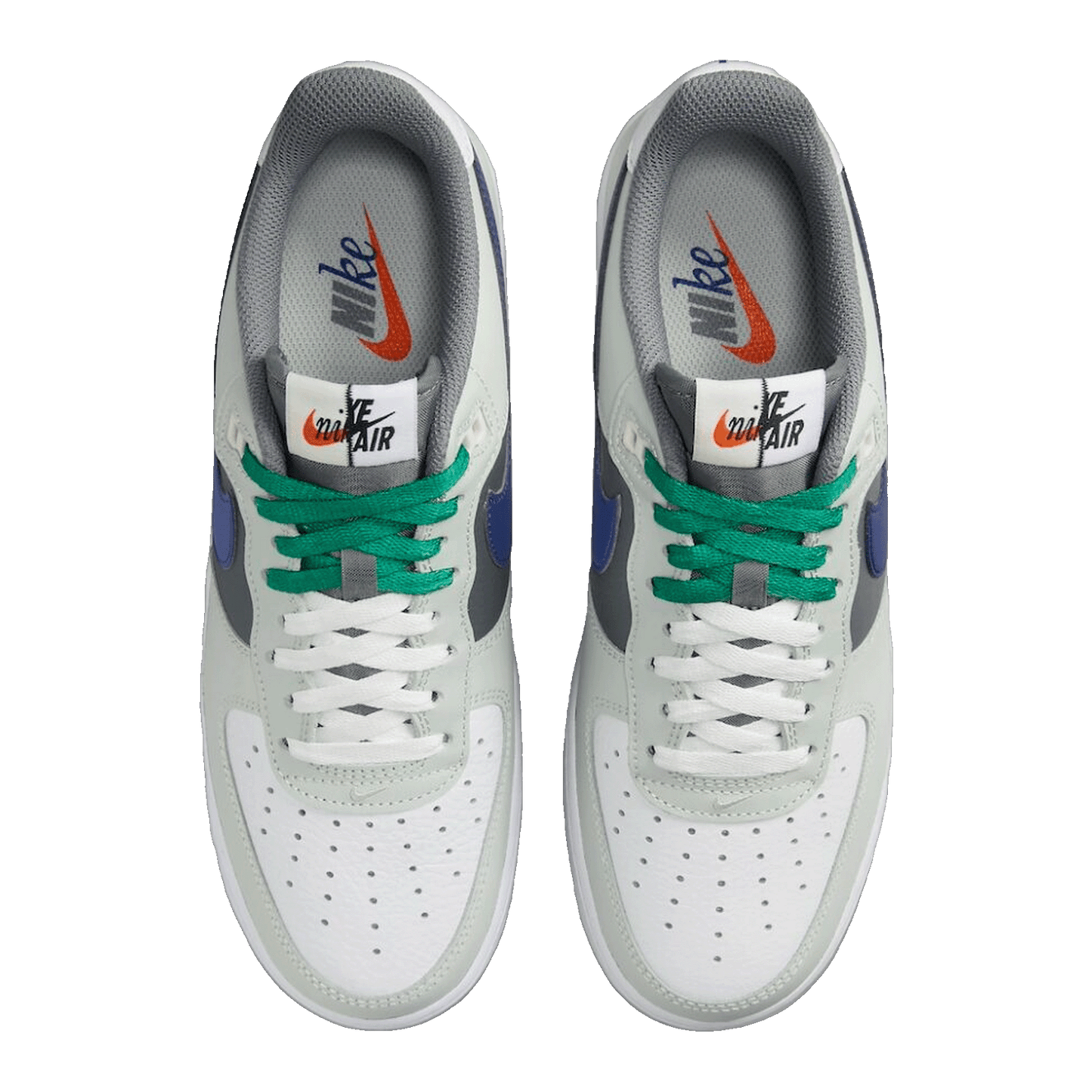 Nike Air Force 1 Low '07 LV8 Split Light Silver Deep Royal Blue
