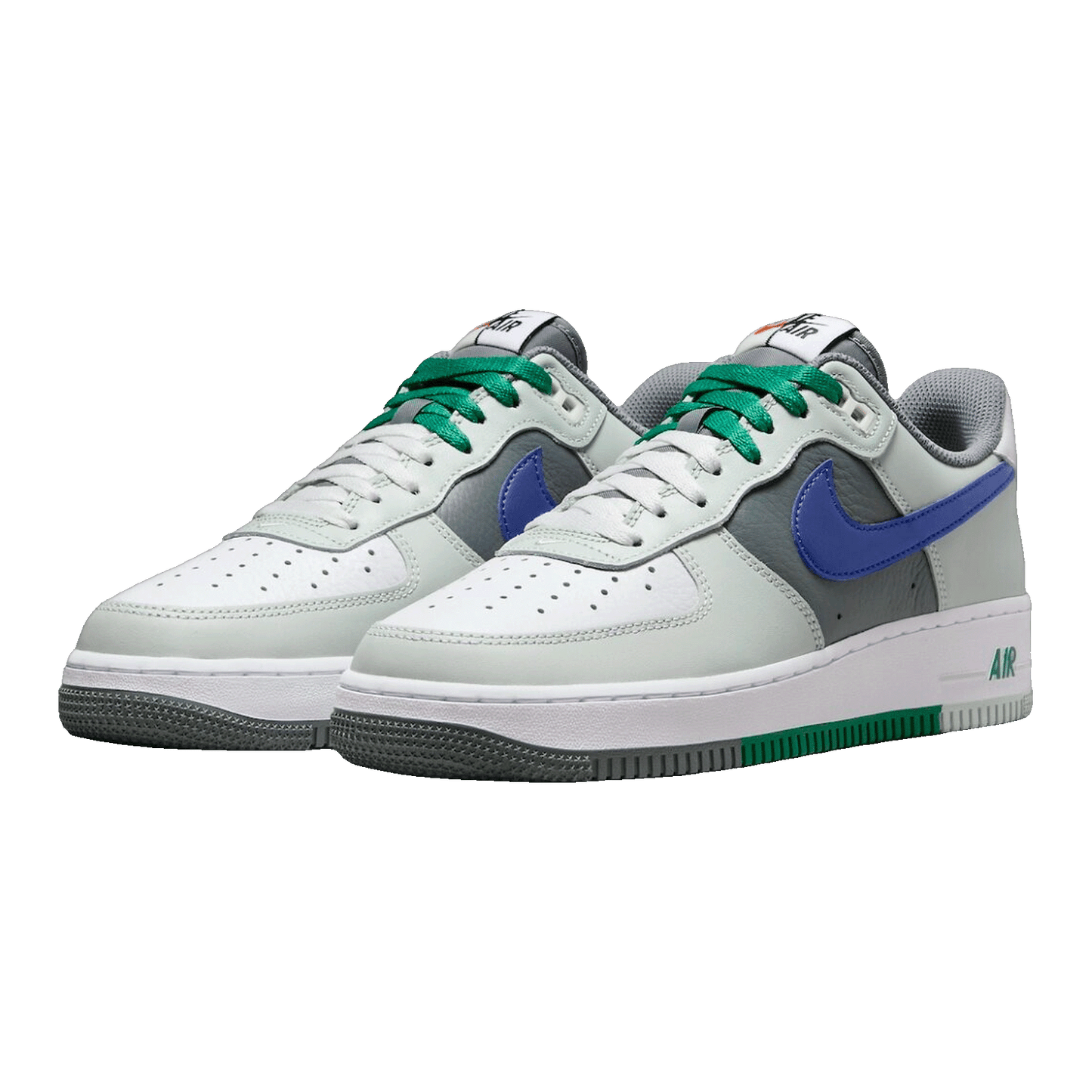 Nike Air Force 1 Low '07 LV8 Split Light Silver Deep Royal Blue