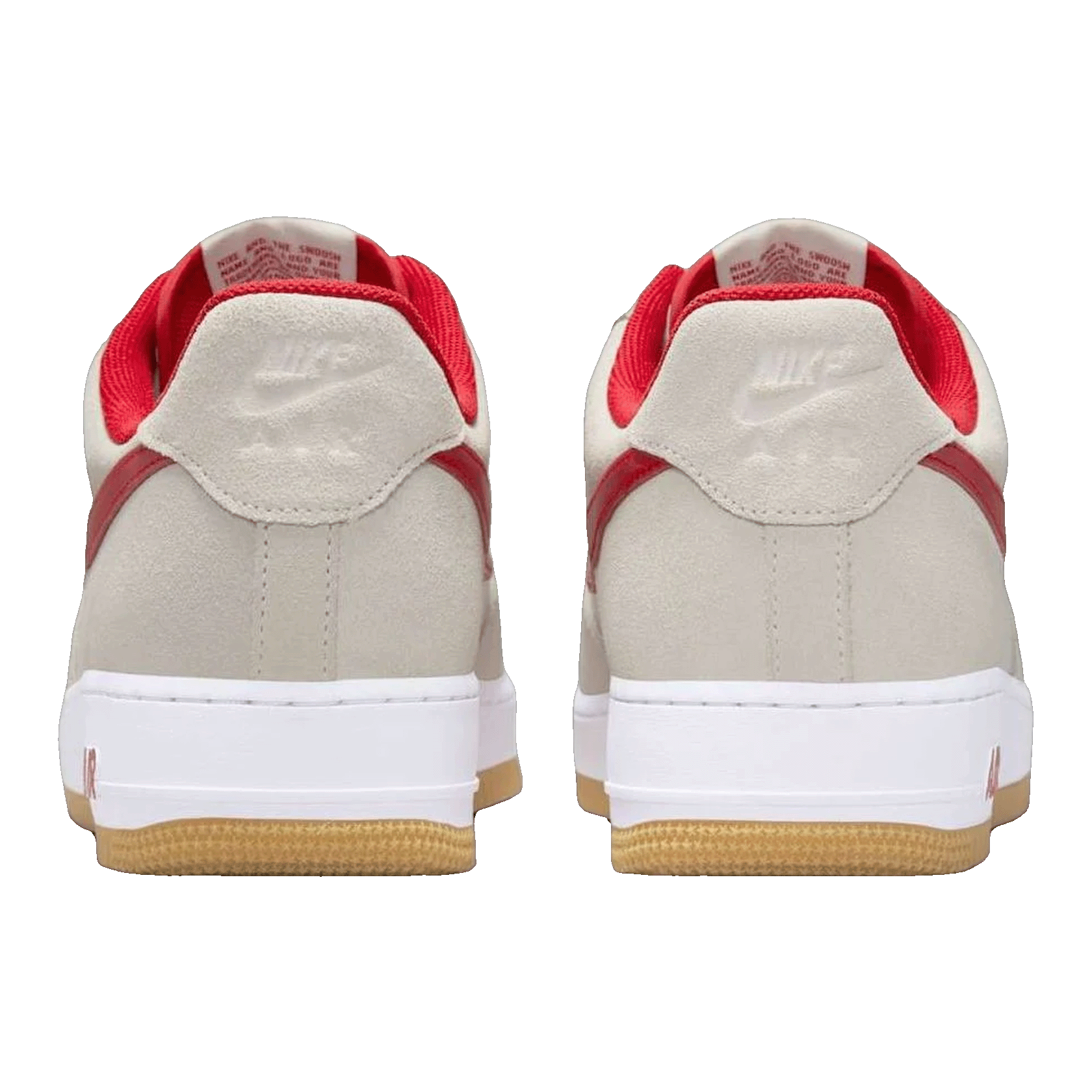 Nike Air Force 1 Low '07 LV8 Summit White Varsity Red Gum Back