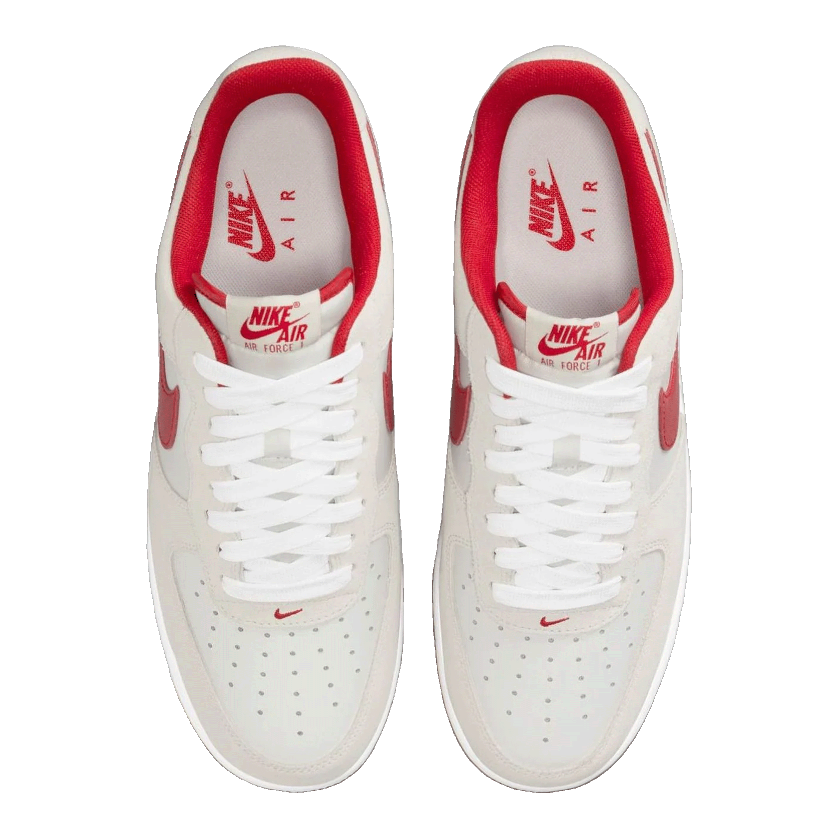 Nike Air Force 1 Low '07 LV8 Summit White Varsity Red Gum Oben