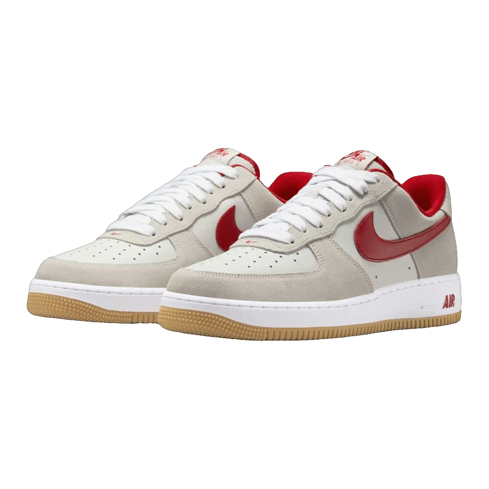 Nike Air Force 1 Low '07 LV8 Summit White Varsity Red Gum Side