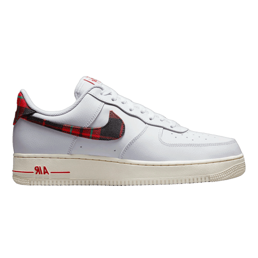 Nike Air Force 1 Low '07 LV8 Tartan Plaid White University Red