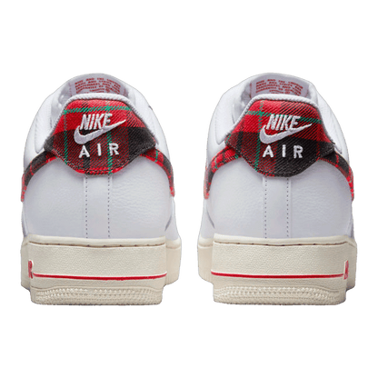 Nike Air Force 1 Low '07 LV8 Tartan Plaid White University Red