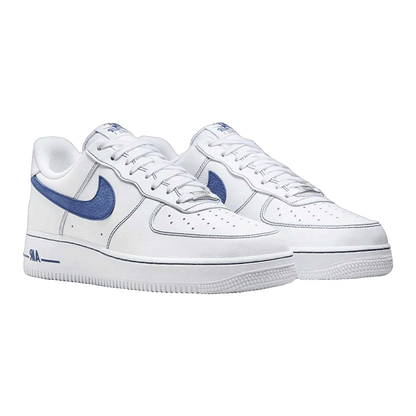 Nike Air Force 1 Low '07 LV8 White Deep Royal Blue