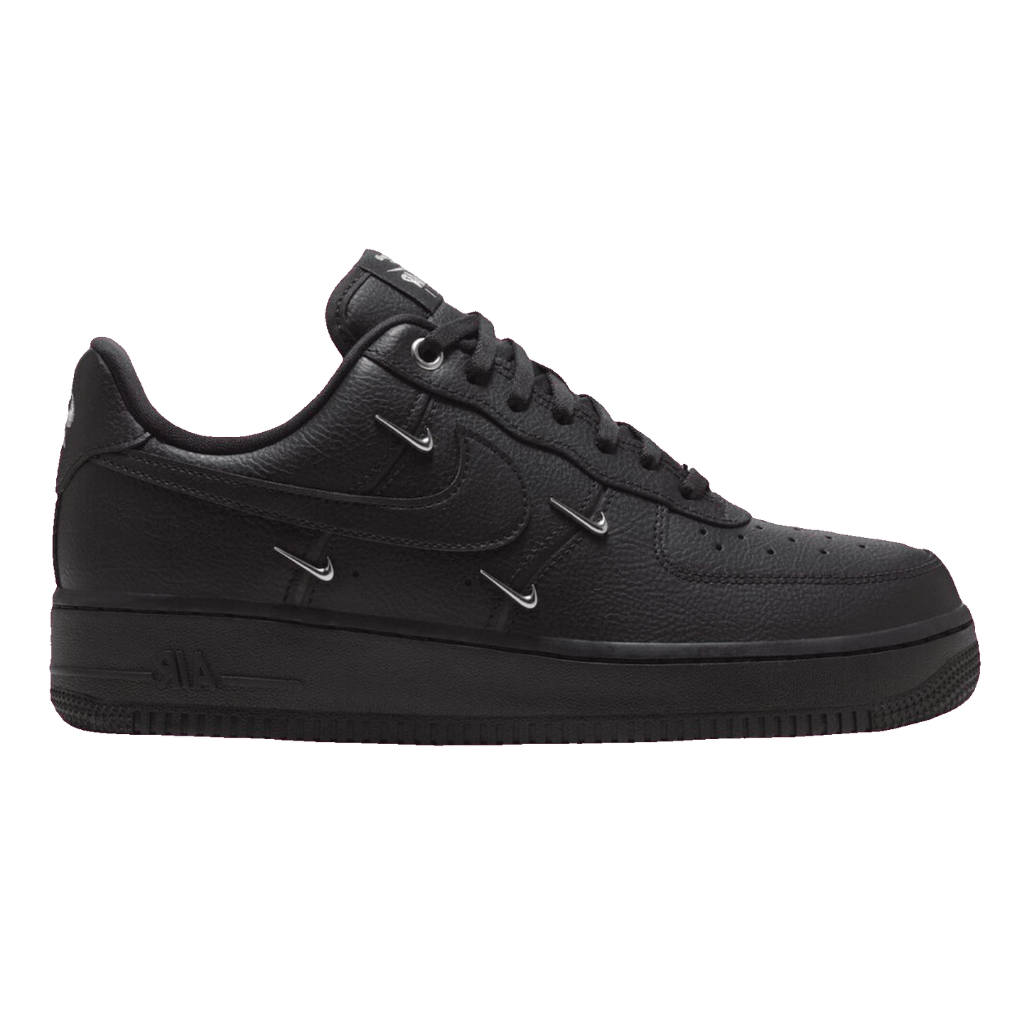 Nike Air Force 1 Low '07 LX Black Silver Mini Swoosh (W)
