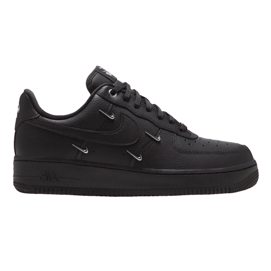 Nike Air Force 1 Low '07 LX Black Silver Mini Swoosh (W)