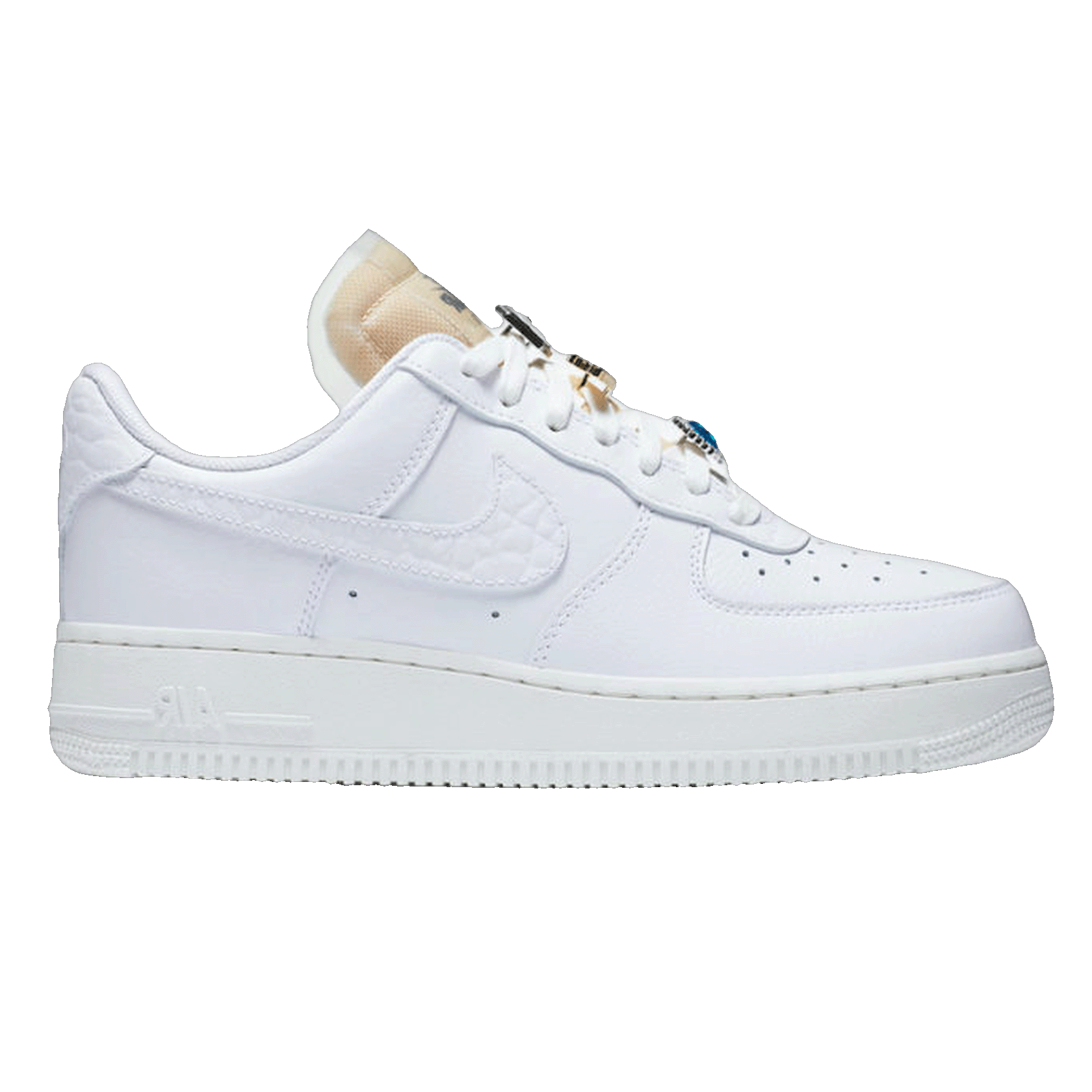 Nike Air Force 1 Low Retro Color of the Month Jewel Triple Black Oben