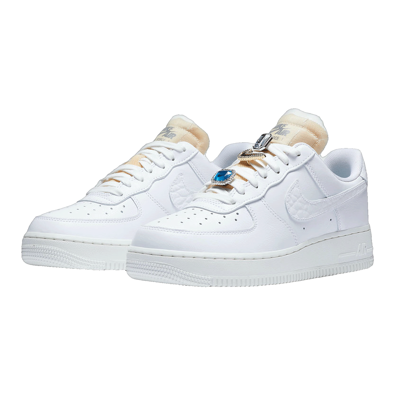 Nike Air Force 1 Low Retro Color of the Month Jewel Triple Black Sohle