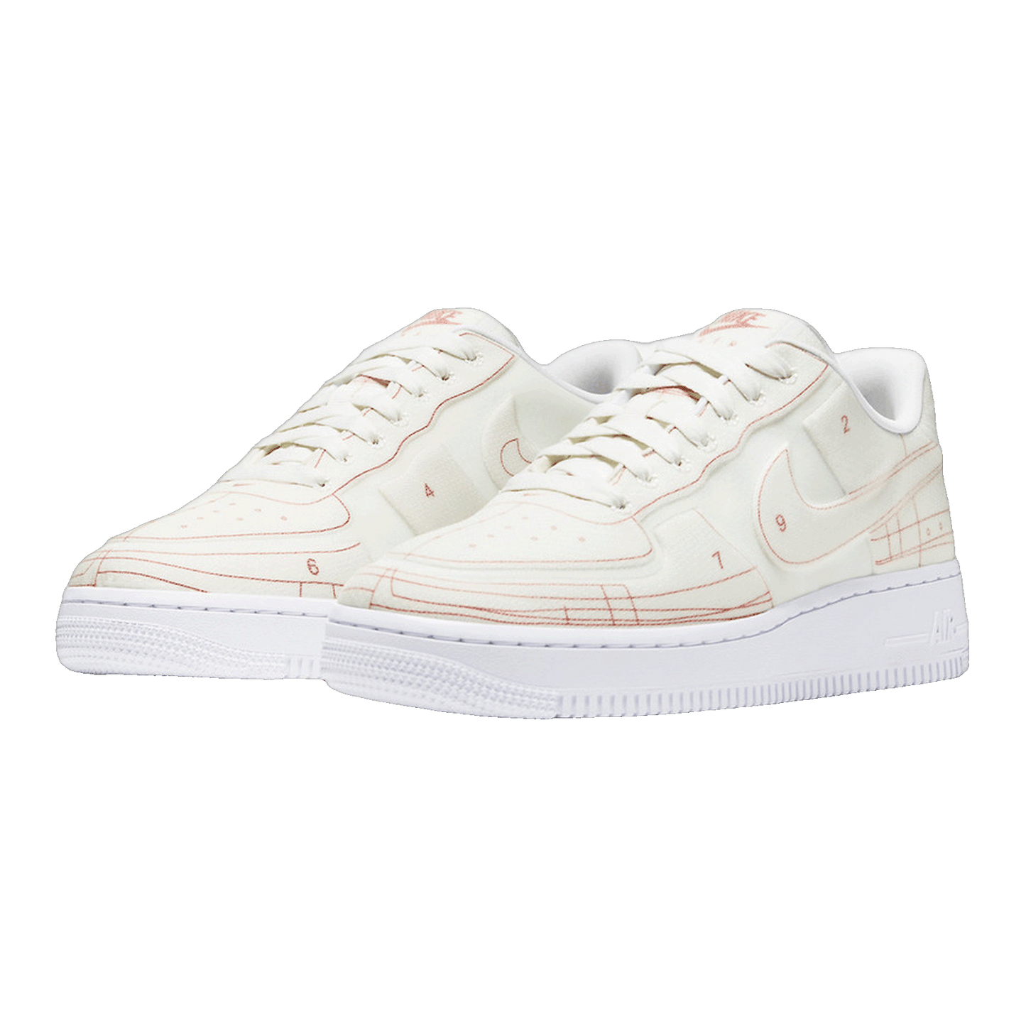 Nike Air Force 1 Low Retro Easter Basket Oben