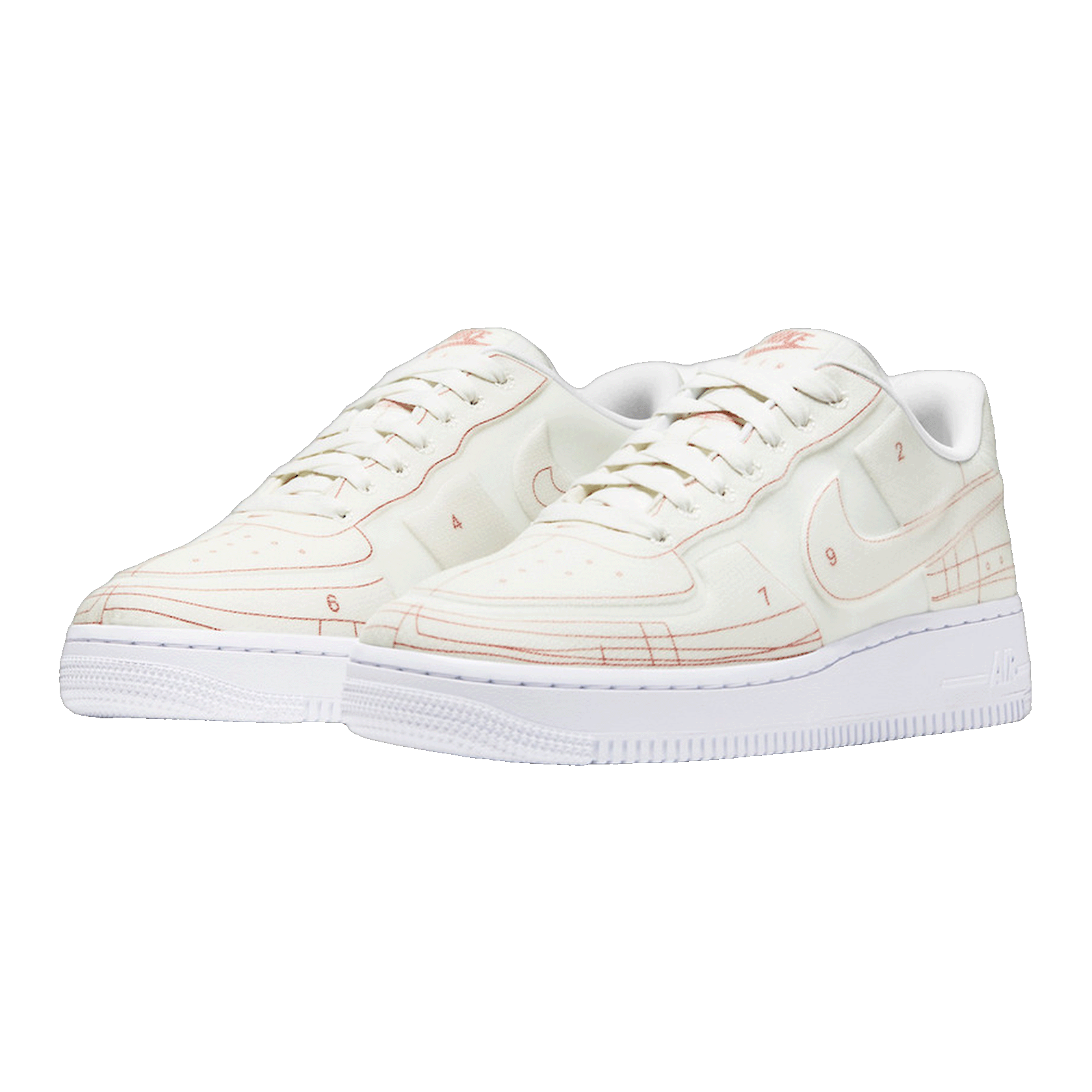 Nike Air Force 1 Low Retro Easter Basket Oben