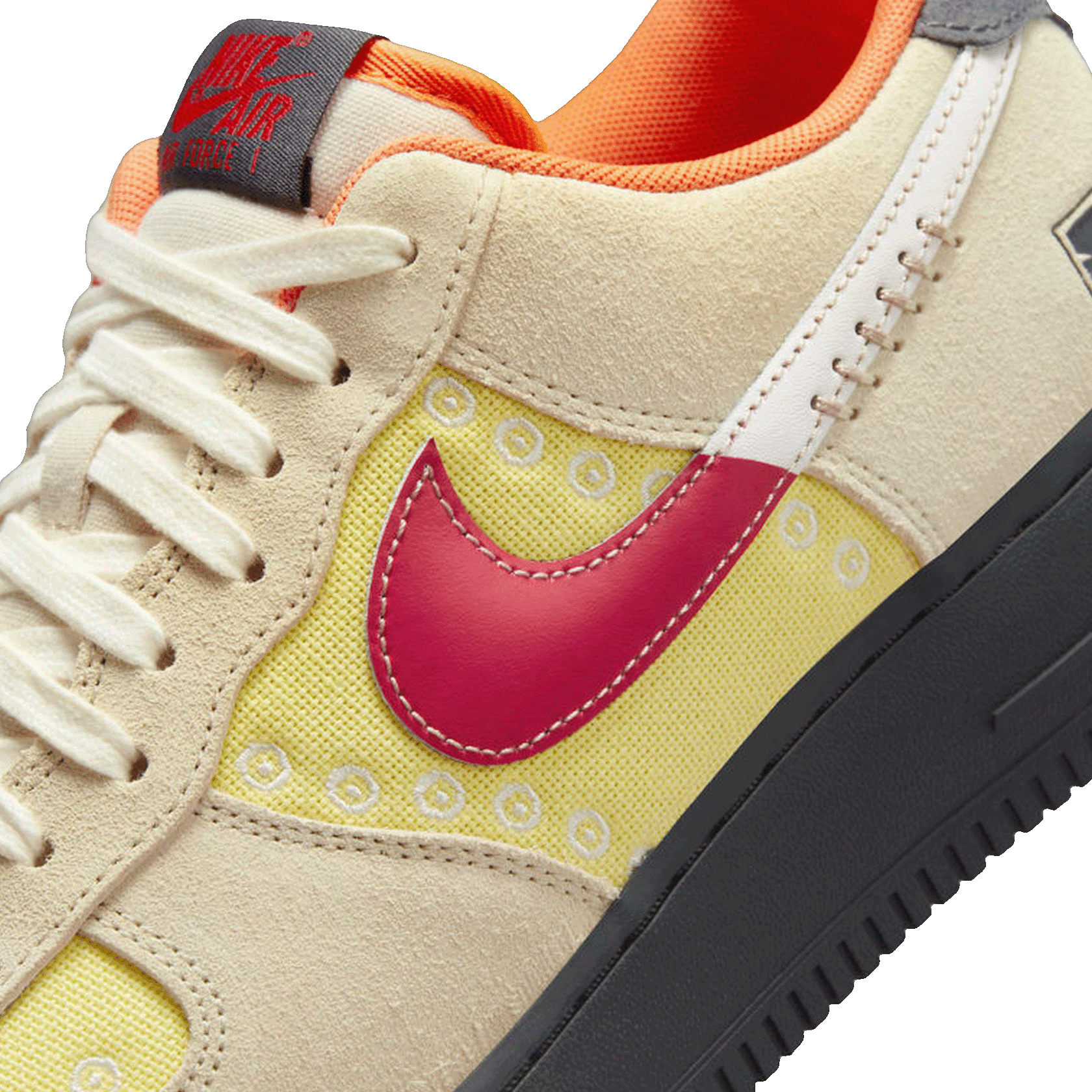 Nike Air Force 1 Low Shadow Black Hyper Crimson Cargo Khaki (W)