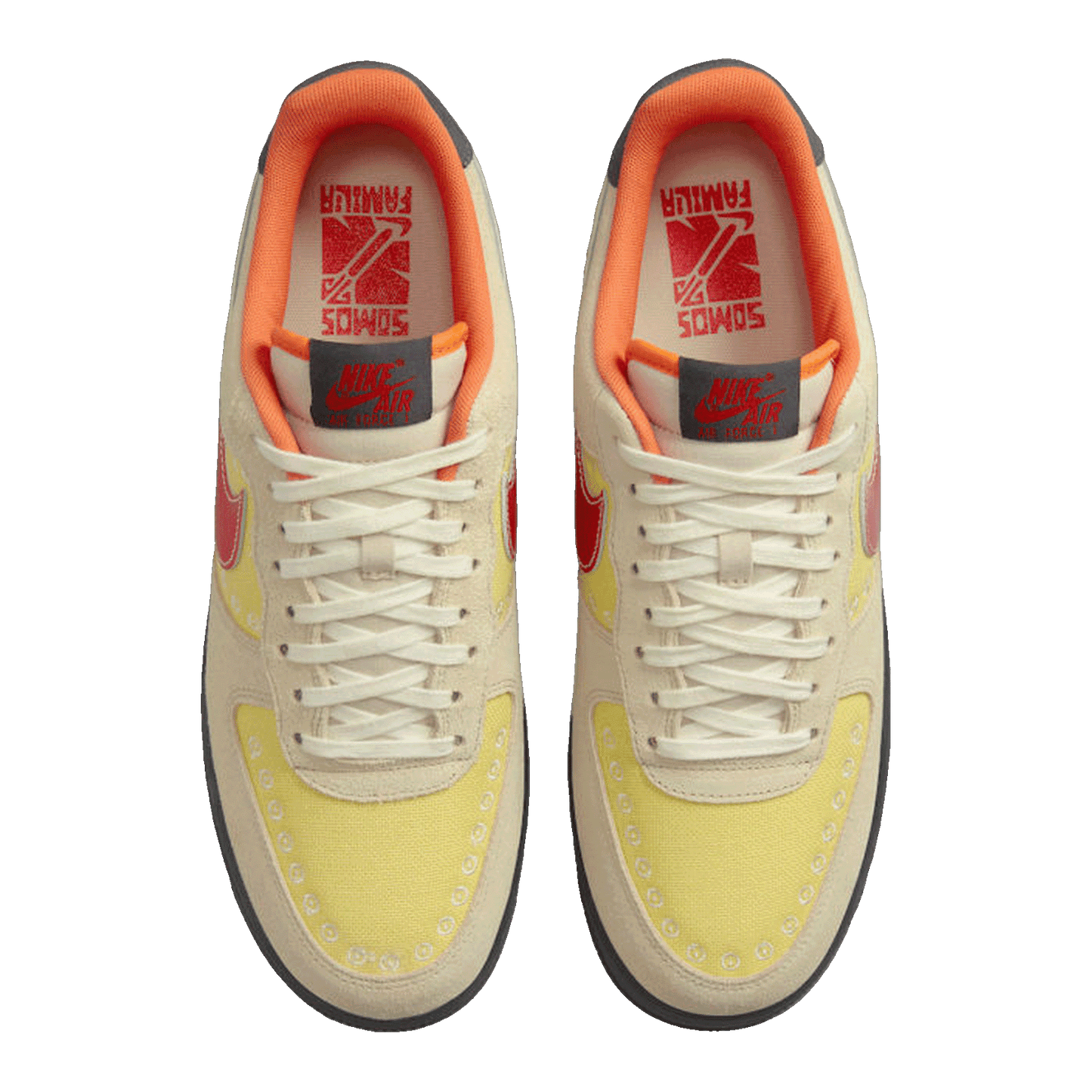 Nike Air Force 1 Low Shadow Black Hyper Crimson Cargo Khaki (W) Back