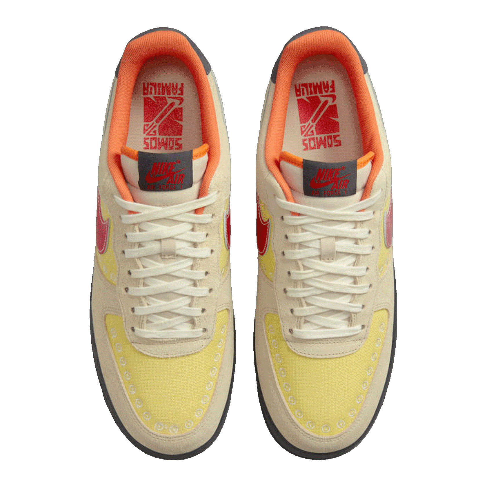 Nike Air Force 1 Low Shadow Black Hyper Crimson Cargo Khaki (W) Back