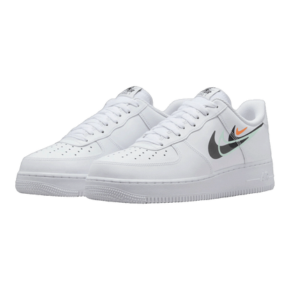 Nike Air Force 1 Low '07 Multi Swoosh White Black