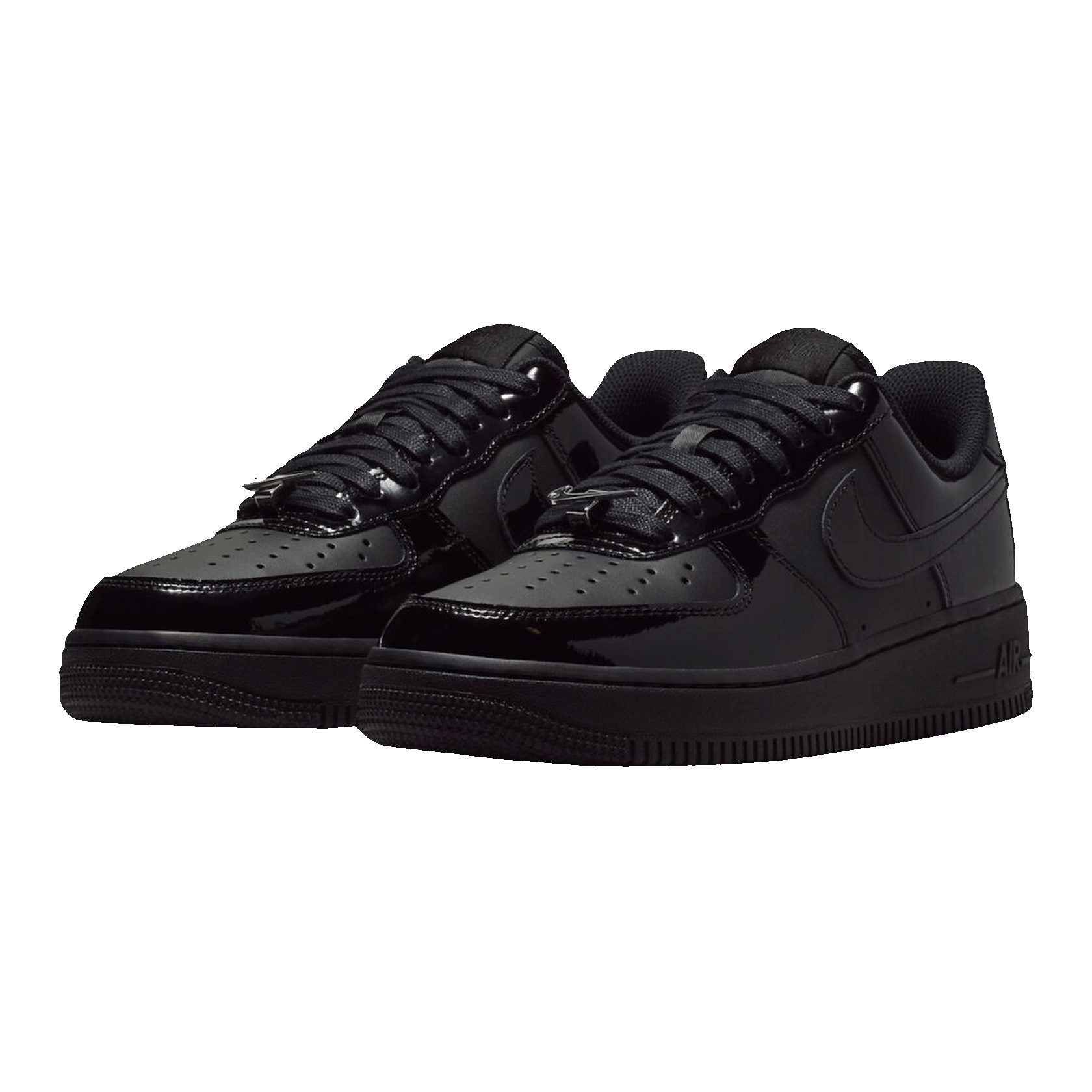Nike Air Force 1 Low '07 Patent Black (W) Side IR5450-001