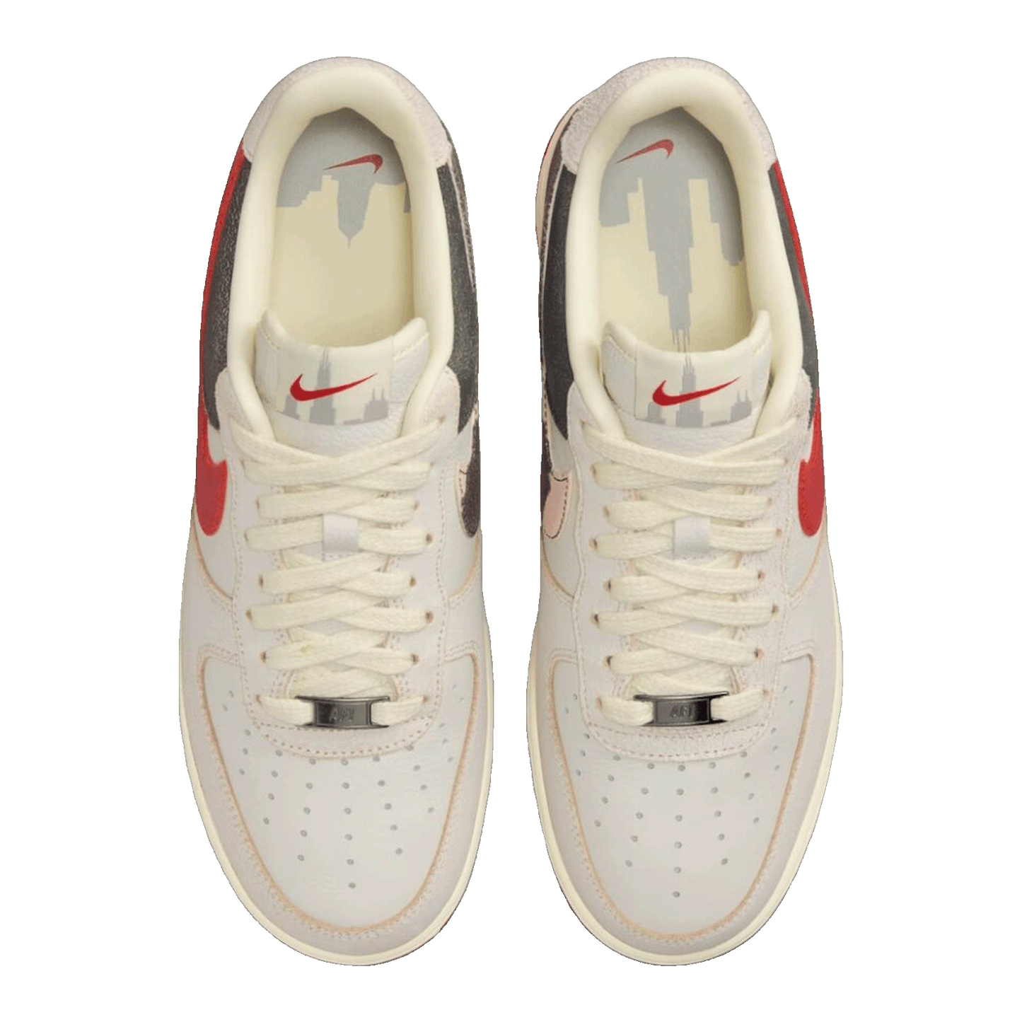 Nike Air Force 1 Low Shadow White College Grey Platinum Tint Off Noir (W) Oben