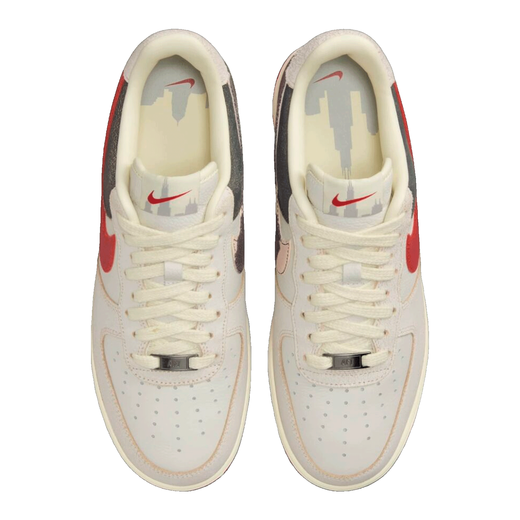 Nike Air Force 1 Low Shadow White College Grey Platinum Tint Off Noir (W) Oben