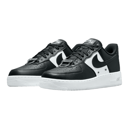 Nike Air Force 1 Low '07 PRM Black White Metallic Silver