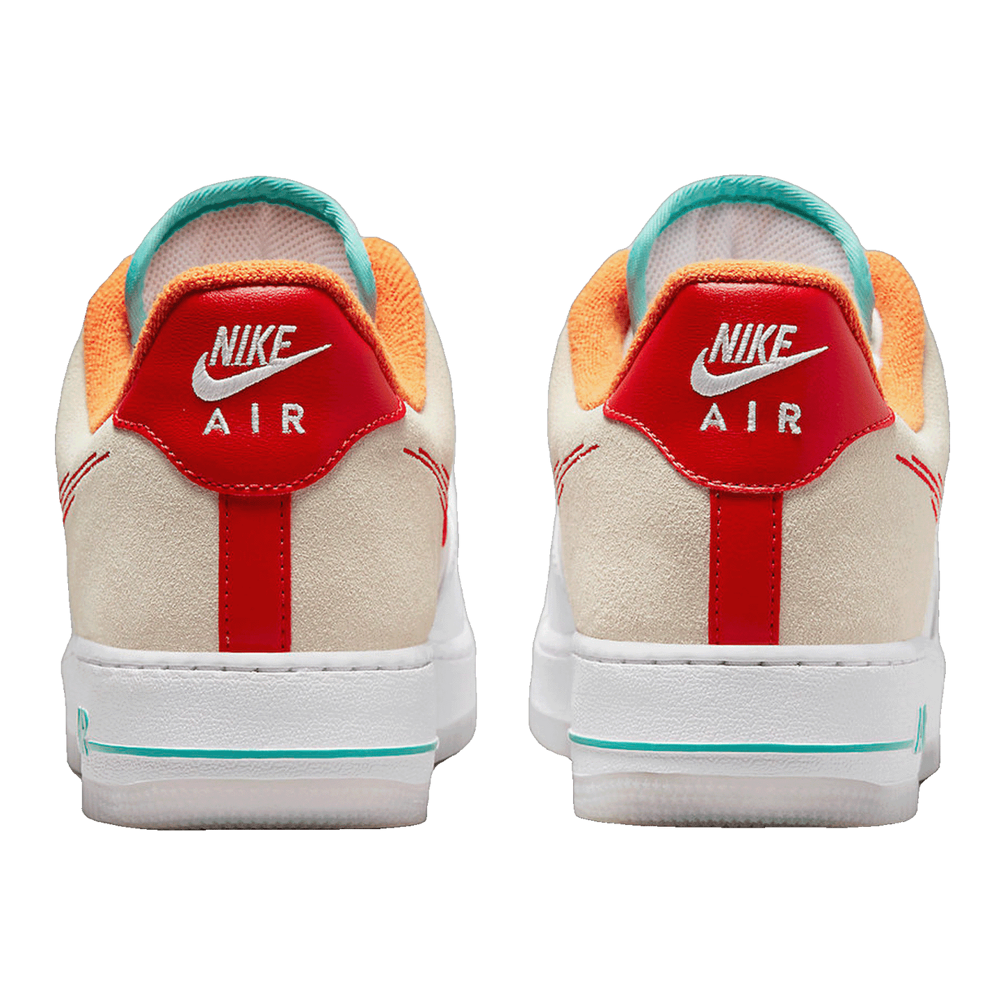 Nike Air Force 1 Low '07 PRM Just Do It White Red Teal
