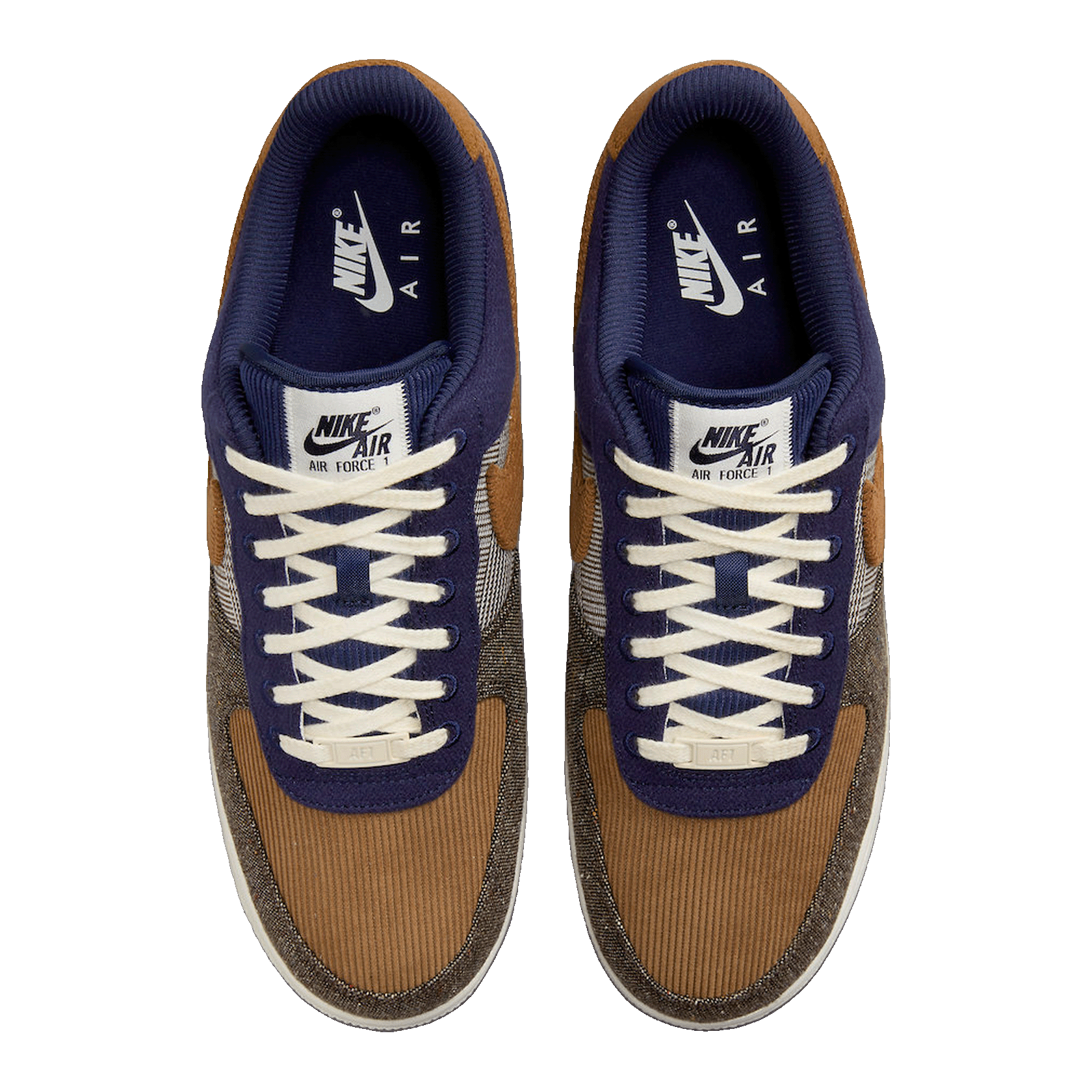 Nike Air Force Low '07 PRM Tweed Midnight Navy Corduroy – Forty