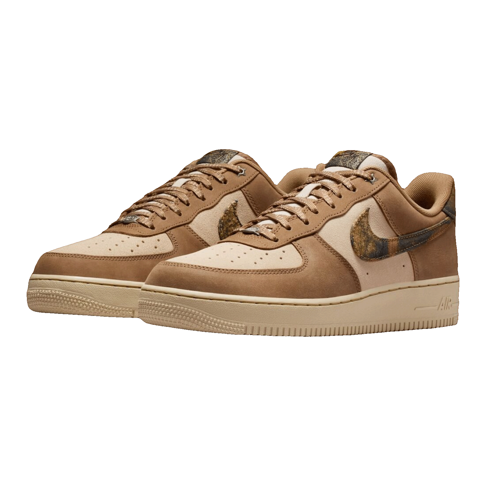 Nike Air Force 1 Low '07 Realtree Rattan Rocky Tan Seal Brown Camo Side