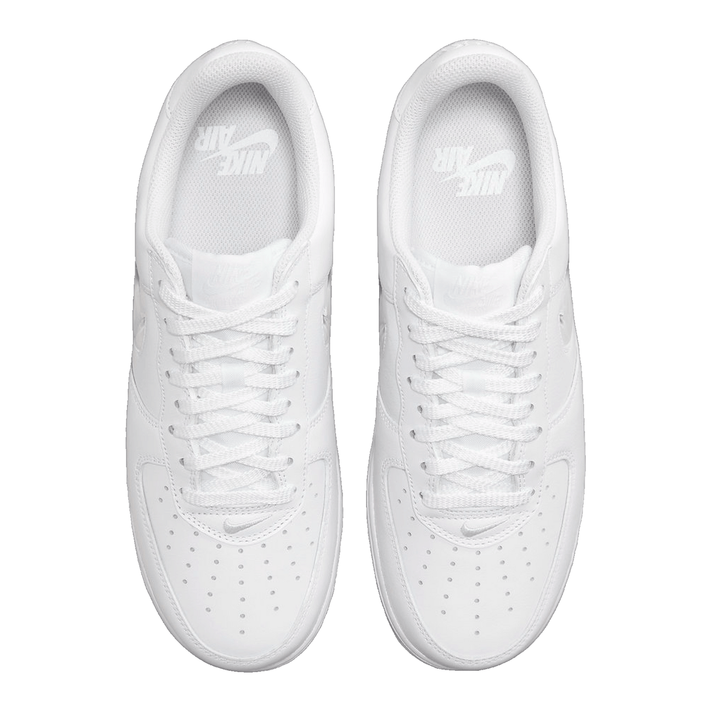 Nike Air Force 1 Low '07 Retro Color of the Month Jewel Swoosh Triple White
