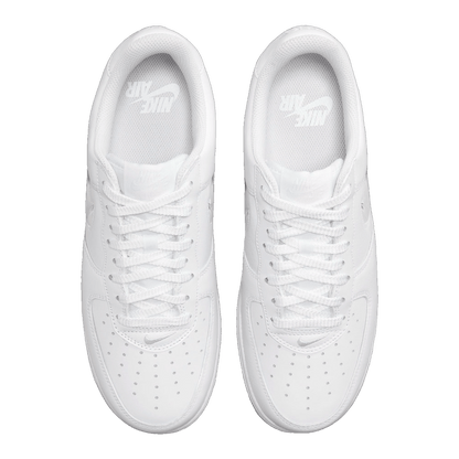 Nike Air Force 1 Low '07 Retro Color of the Month Jewel Swoosh Triple White
