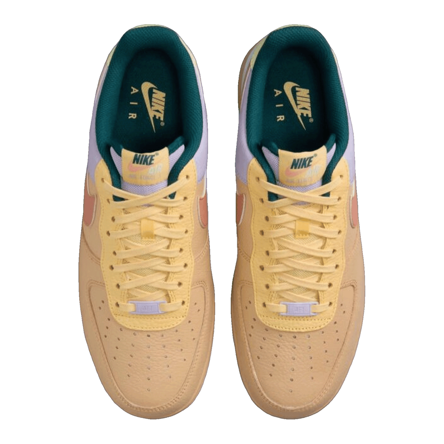 Nike Air Force 1 Low White Gym Red Sohle
