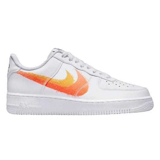 Nike Air Force 1 Low White Orange (2021) Back