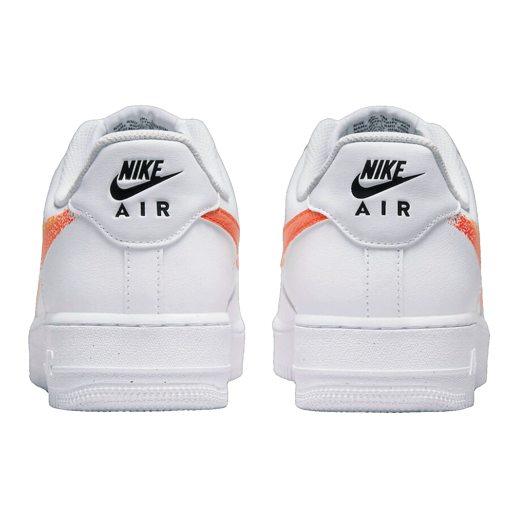 Nike Air Force 1 Low White Orange (2021) Sohle