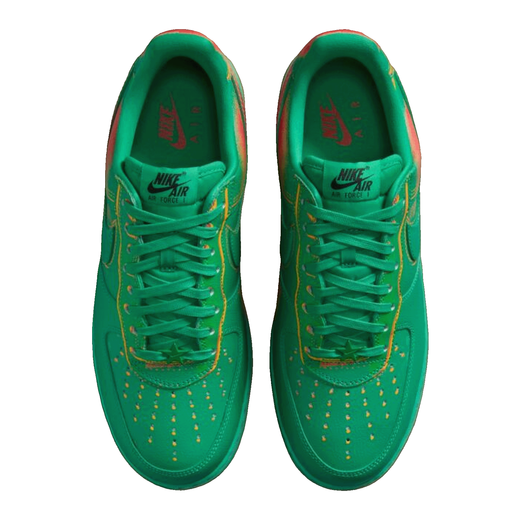 Nike Air Force 1 Low '07 Stadium Green Crimson Oben IB6834-300