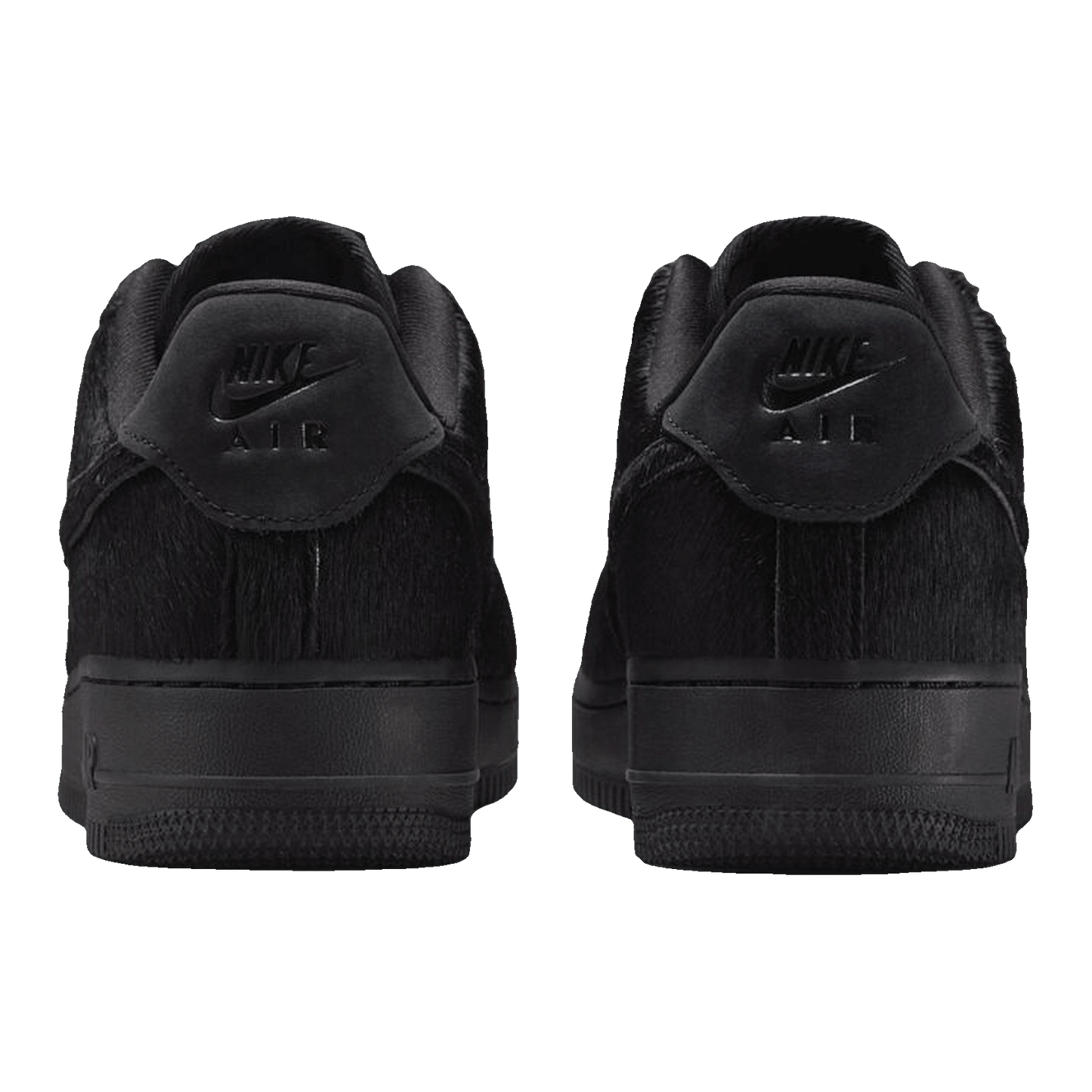 Nike Air Force 1 Low White Pony Hair Heel