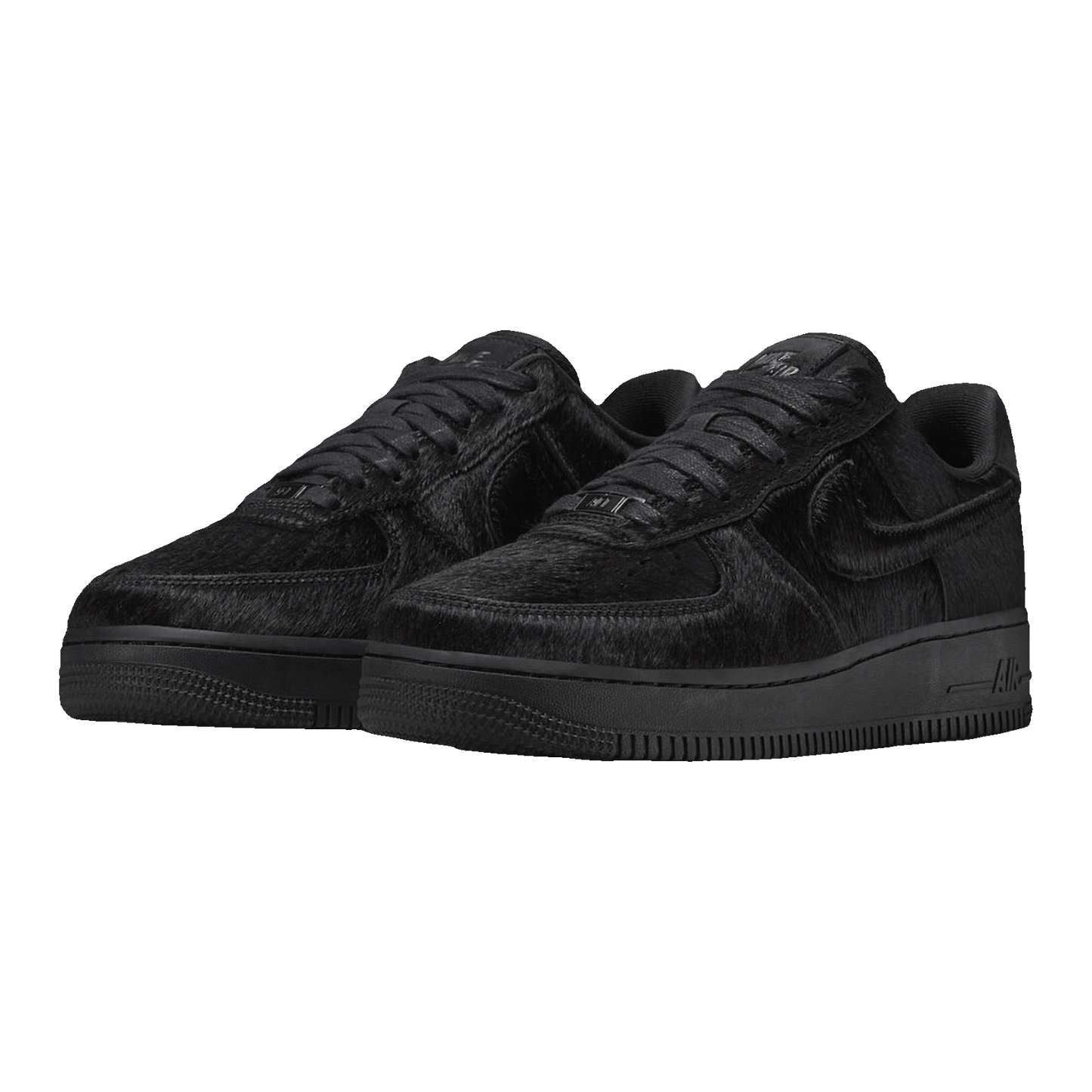 Nike Air Force 1 Low '07 Triple Black Pony Hair (W)