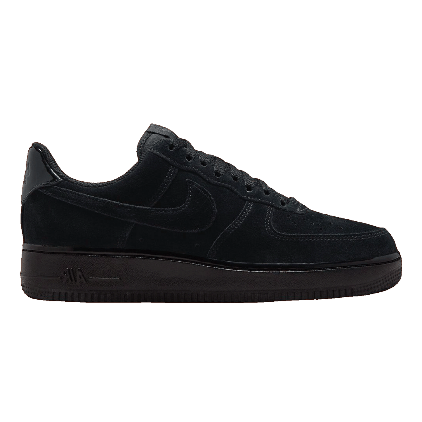 Nike Air Force 1 Low '07 Triple Black Suede (W)
