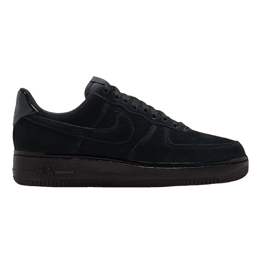 Nike Air Force 1 Low '07 Triple Black Suede (W)