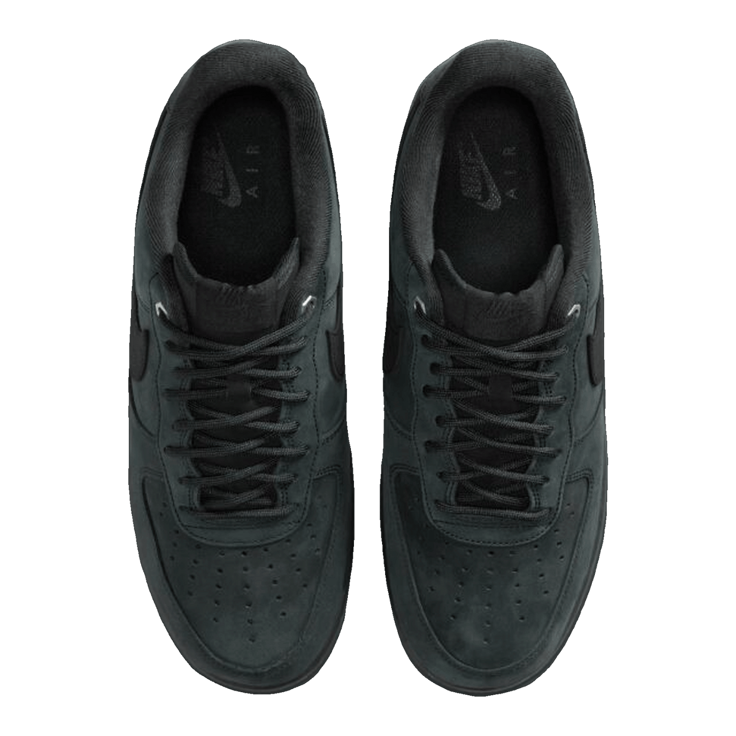 Nike Air Force 1 Low '07 WB Triple Black Nubuck Oben