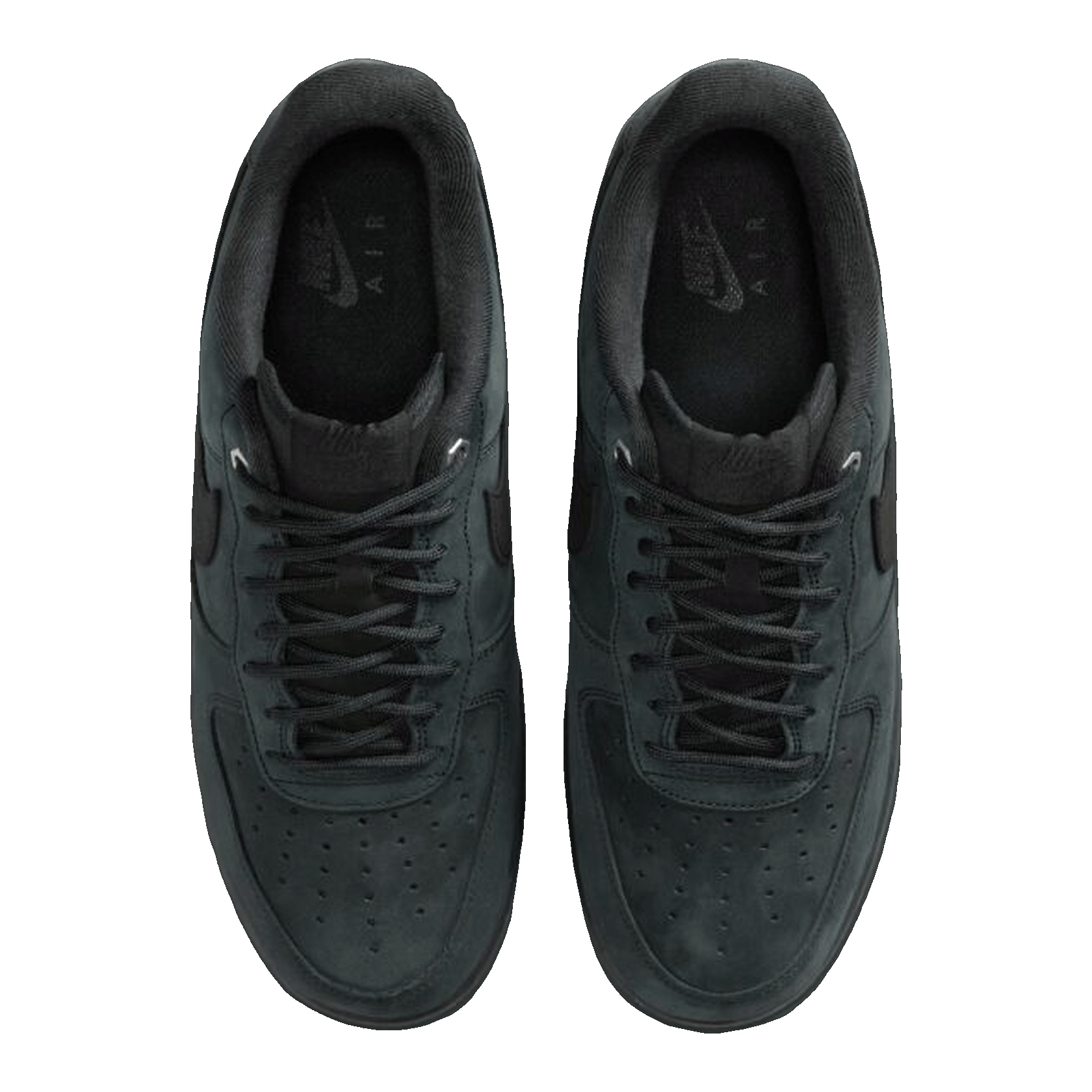 Nike Air Force 1 Low '07 WB Triple Black Nubuck Oben