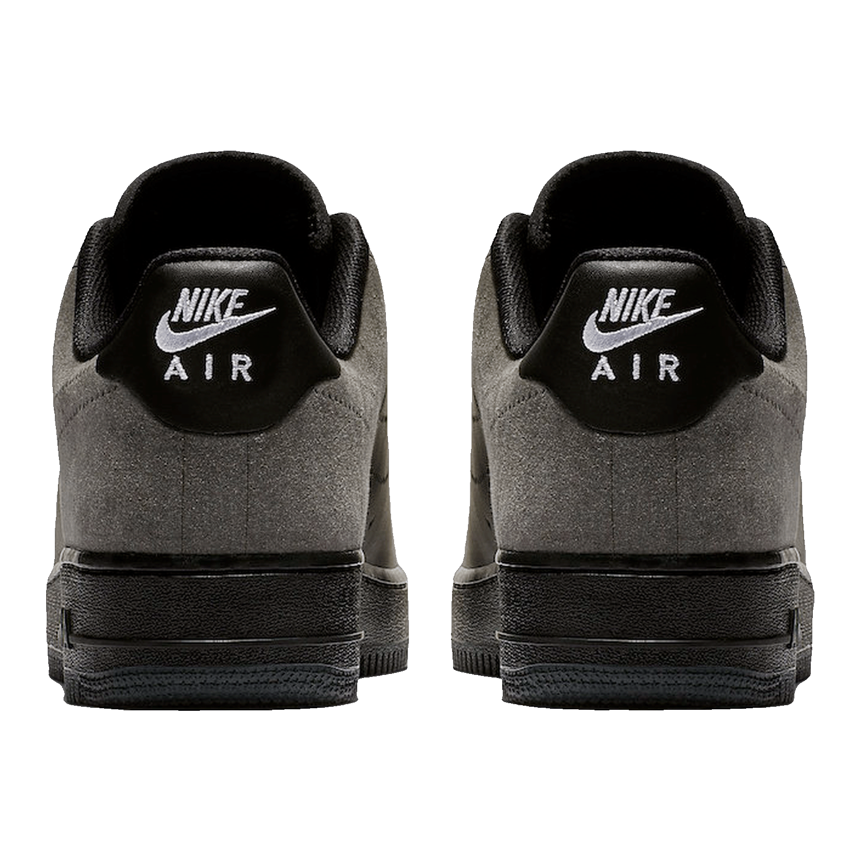 Nike Air Force 1 Mid PRM Black Metallic Silver