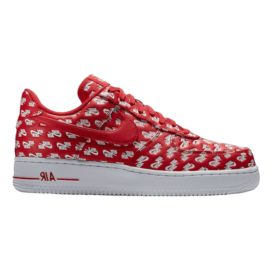 Nike Air Force 1 Low All Over Logo Red