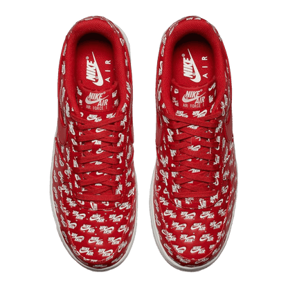 Nike Air Force 1 Low All Over Logo Red
