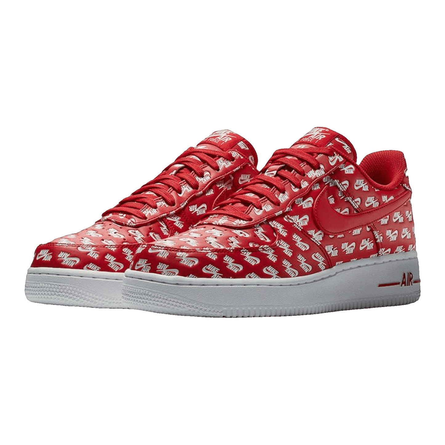 Nike Air Force 1 Low All Over Logo Red