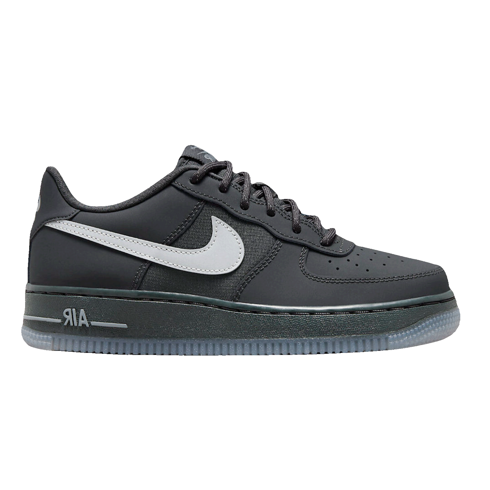 Nike Air Force 1 Low Anthracite Reflective Silver (GS)