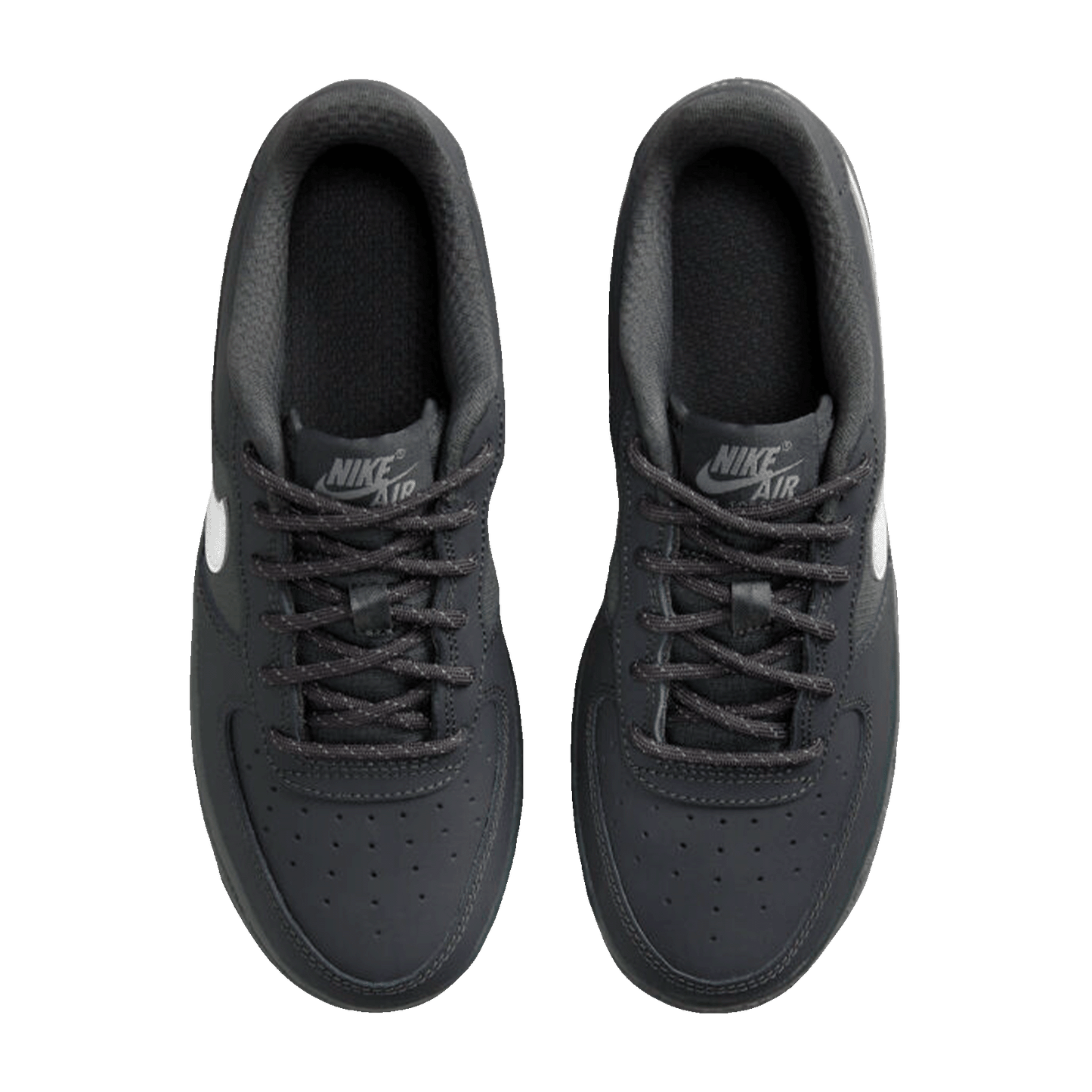 Nike Air Force 1 Low Anthracite Reflective Silver (GS) Oben