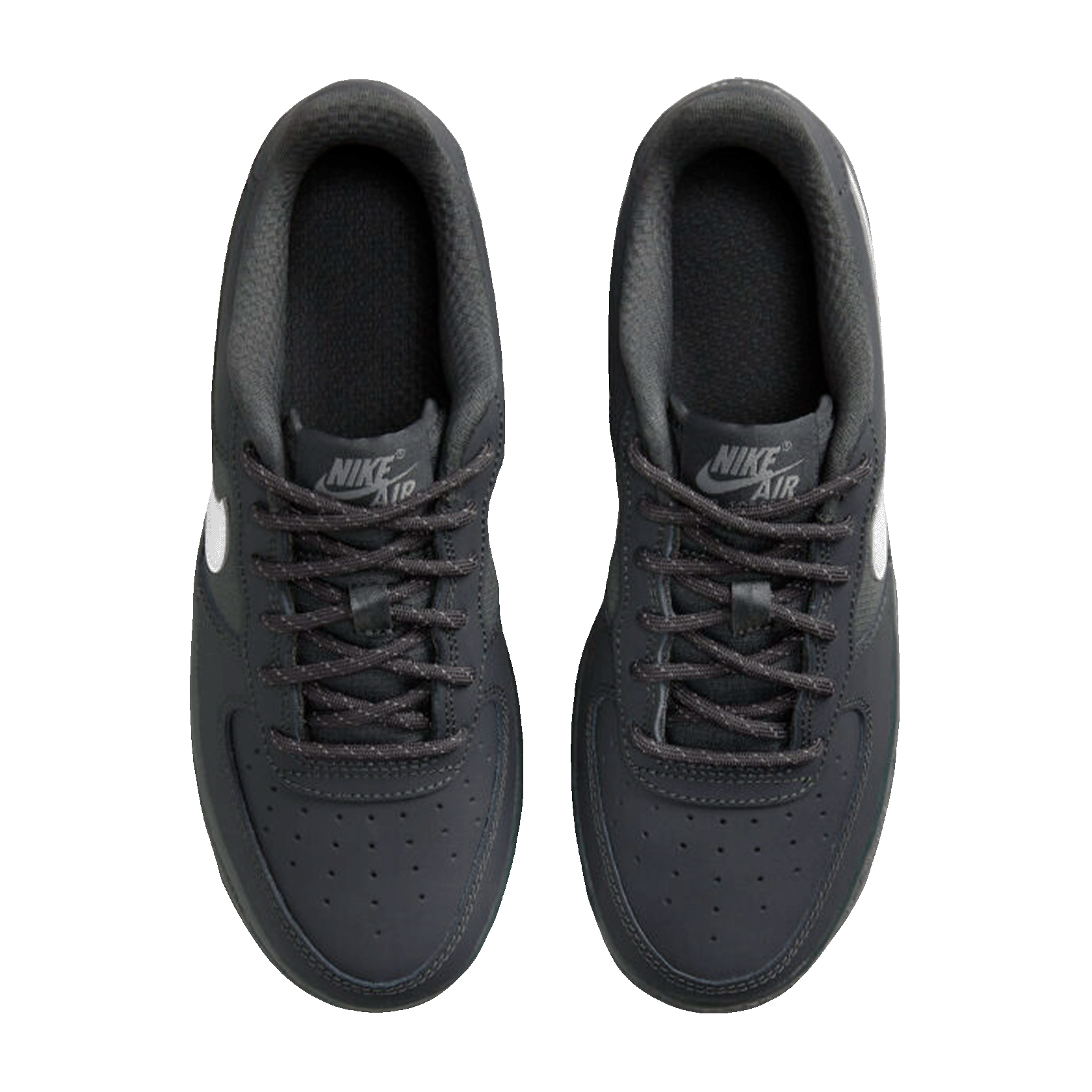 Nike Air Force 1 Low Anthracite Reflective Silver (GS) Oben