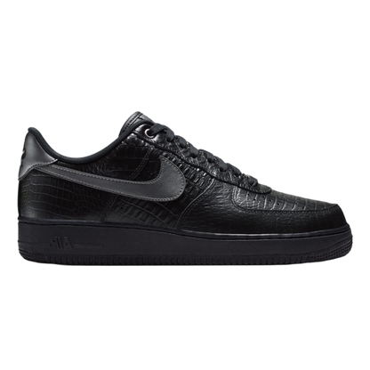Nike Air Force 1 Low Black Metallic Dark Grey Croc IV6306-010