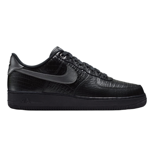 Nike Air Force 1 Low Black Metallic Dark Grey Croc IV6306-010