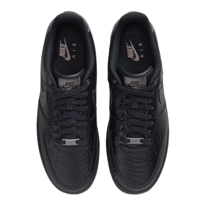 Nike Air Force 1 Low Black Metallic Dark Grey Croc Oben IV6306-010