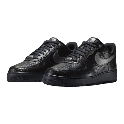Nike Air Force 1 Low Black Metallic Dark Grey Croc Side IV6306-010