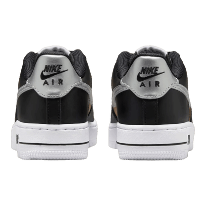 Nike Air Force 1 Low Black Metallic SIlver (GS)
